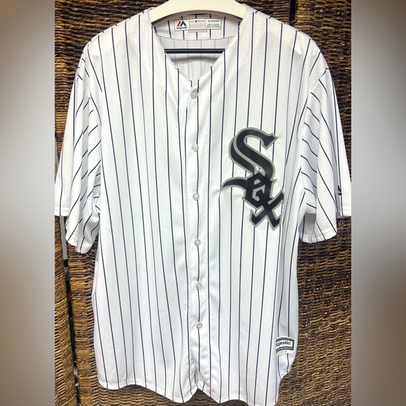 Majestic-White Sox‎ Pinstripe Jersey Size:2XL Men’s